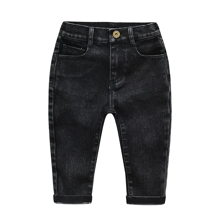 Детские трикотажные брюки для мальчиков джинсы весна лето осень 2019 повседневные