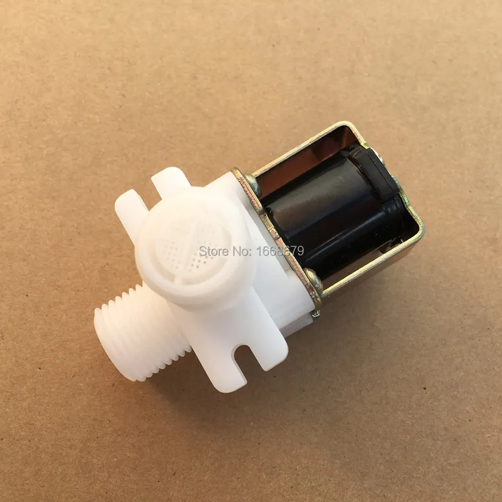 Электромагнитный водяной клапан EBOWAN 1/2 дюйма нормально закрытый Slenoid 12 В AC 220