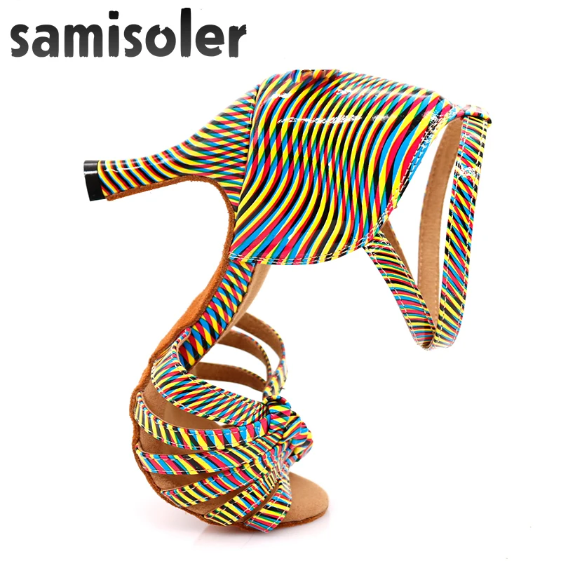 Samisoler/Танцевальная обувь для сальсы распродажа Женская Профессиональная