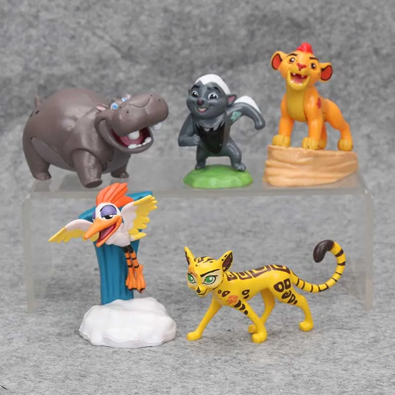 Экшн-фигурки из ПВХ Король Лев 6-9 см 5 шт./компл. Simba Mufasa Timon Pumbaa игрушки | Игрушки и