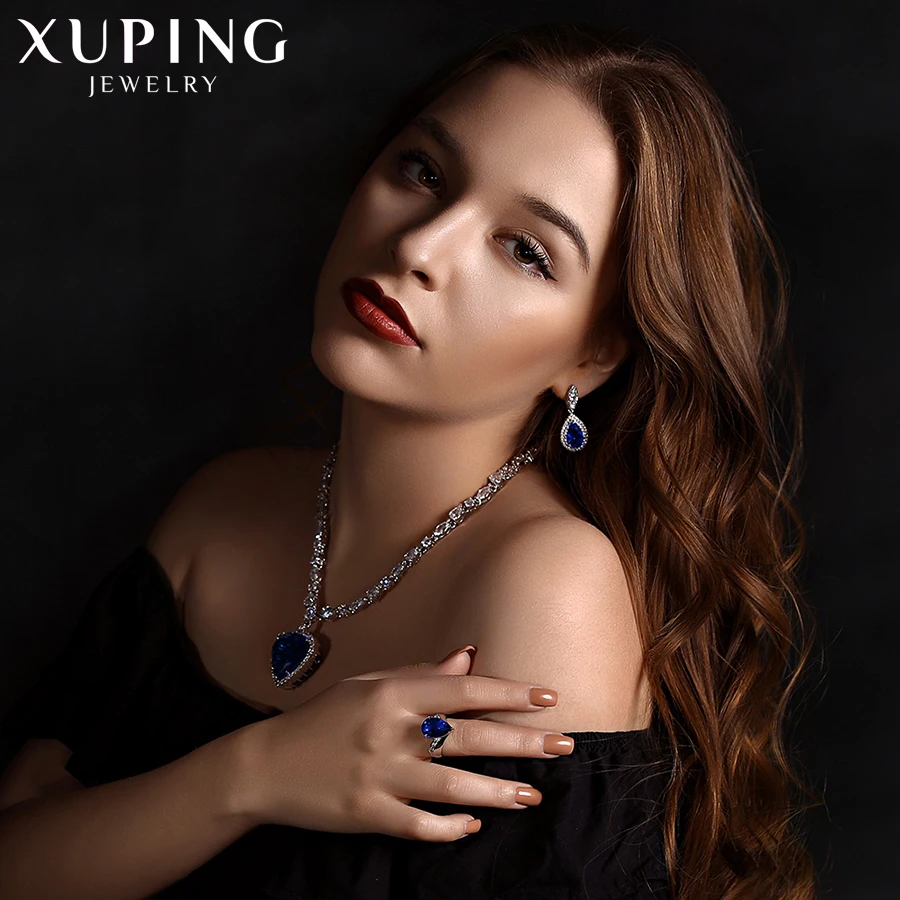 Xuping романтическая подвеска в форме сердца, ожерелье, ювелирные изделия для женщин или девочек, подарки на Рождество, M11-43168