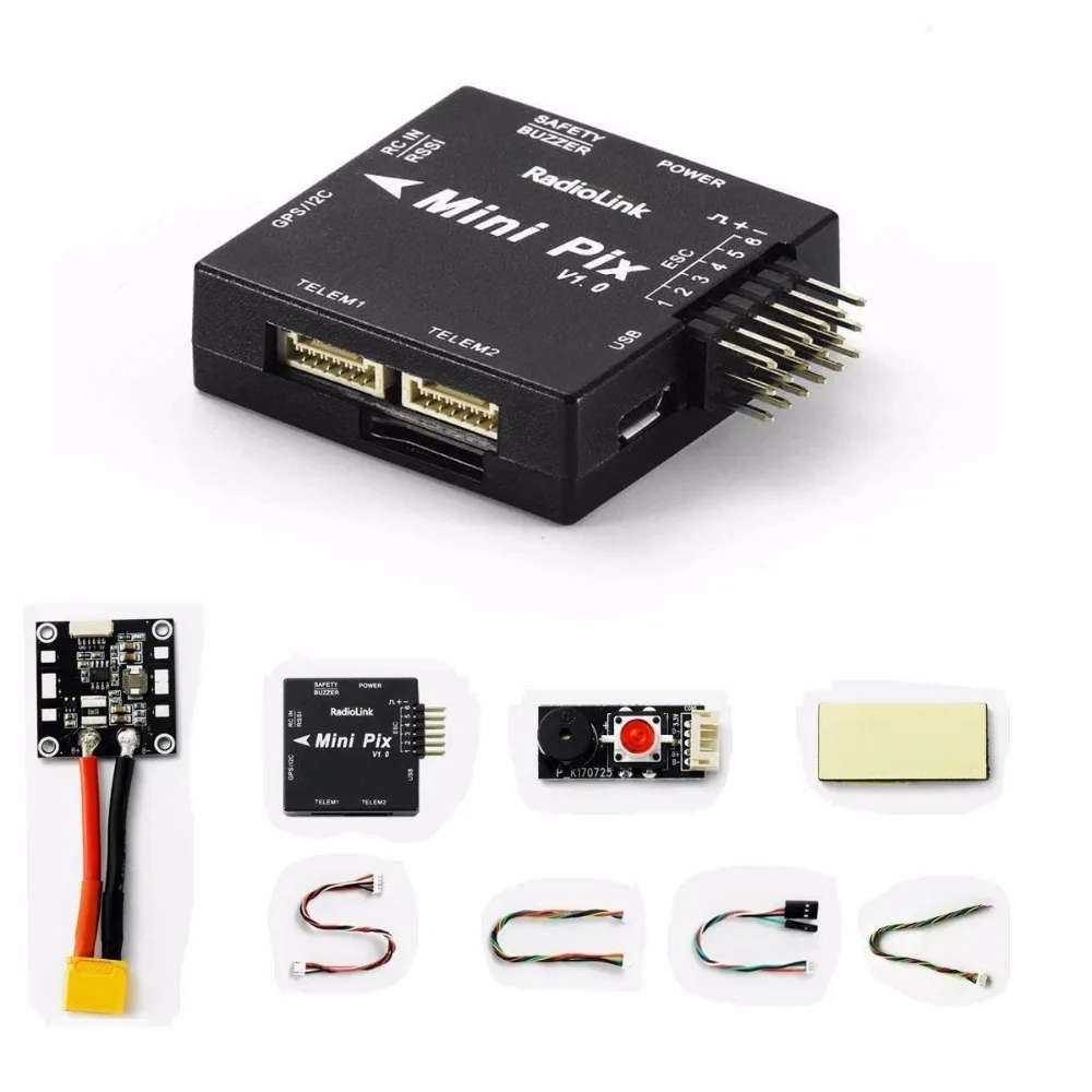 Контроллер полета GPS Radiolink Mini PIX pixhawk M8N с амортизацией вибрации по для гоночного