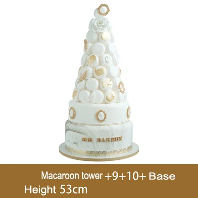 Macaroon tower SWEETOGO 6 слоев искусственный помадка торт поддельные формы торта имитация украшения для торта витрина магазина реквизит для фотосъемки - Цвет: Macaroon tower