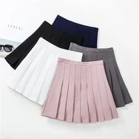 new spring autumn 3 15 years girls elastic waist pleated skirt japanese school plaid skirt uniform student girl skirts ca548