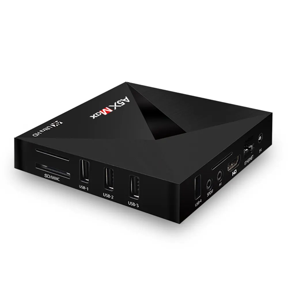ТВ-приставка Magicsee A5X MAX Android 9 0 RK3318 4 Гб RAM + 32 ГБ ROM 2 4G WIFI BT4.0 поддержка медиаплеера 4K |