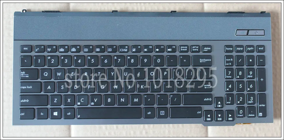 Черная клавиатура для ноутбука Asus G55 G55V G55VW G57 G57V G57J G57JK G57VW V132662AS2 0KNB0 B411US00 MK1US21 на