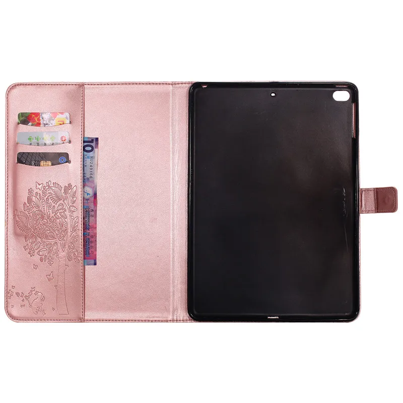 Чехол Wekays для ipad Air, Роскошный кожаный флип-чехол с изображением кота и дерева для Apple ipad Air ipad 5, полный чехол с подставкой