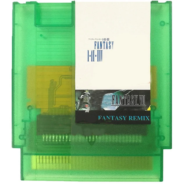 8-битная игровая консоль Fantasy 7/1/2/3 REMIX с 72 контактами поддержка английского языка