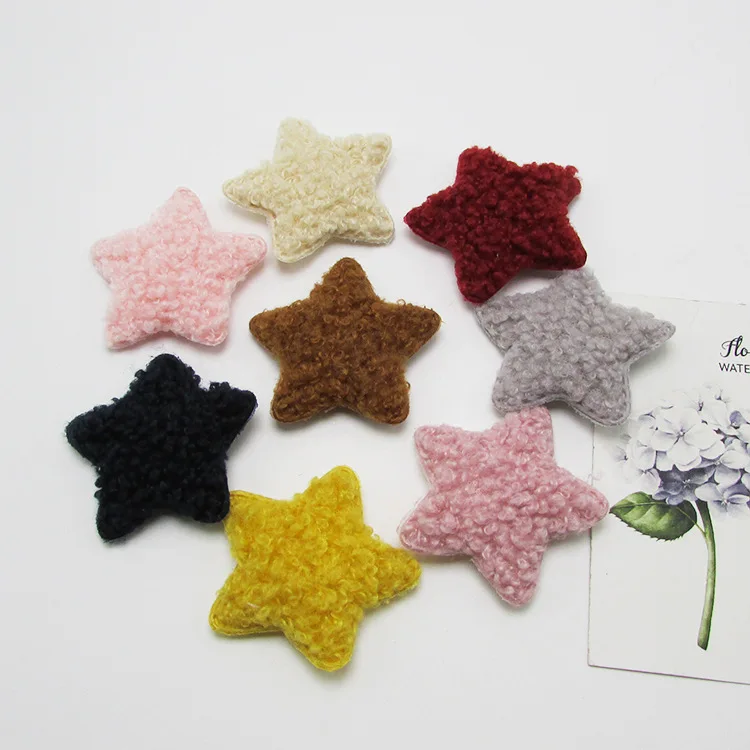 40 шт./лот многостильные плюшевые бархатные мягкие аппликации в форме