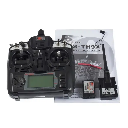 Flysky FS-TH9X TH9XB TX RX 2.4G 9ch 9 channels system FS remtoe control rc Transmitter & Receiver Combo Mode 1 2 for choose | Игрушки и