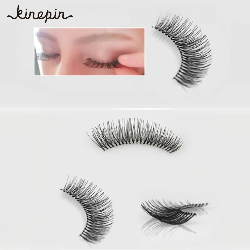 2 пары длинные сверхнатуральные ресницы для макияжа накладные ручной работы с