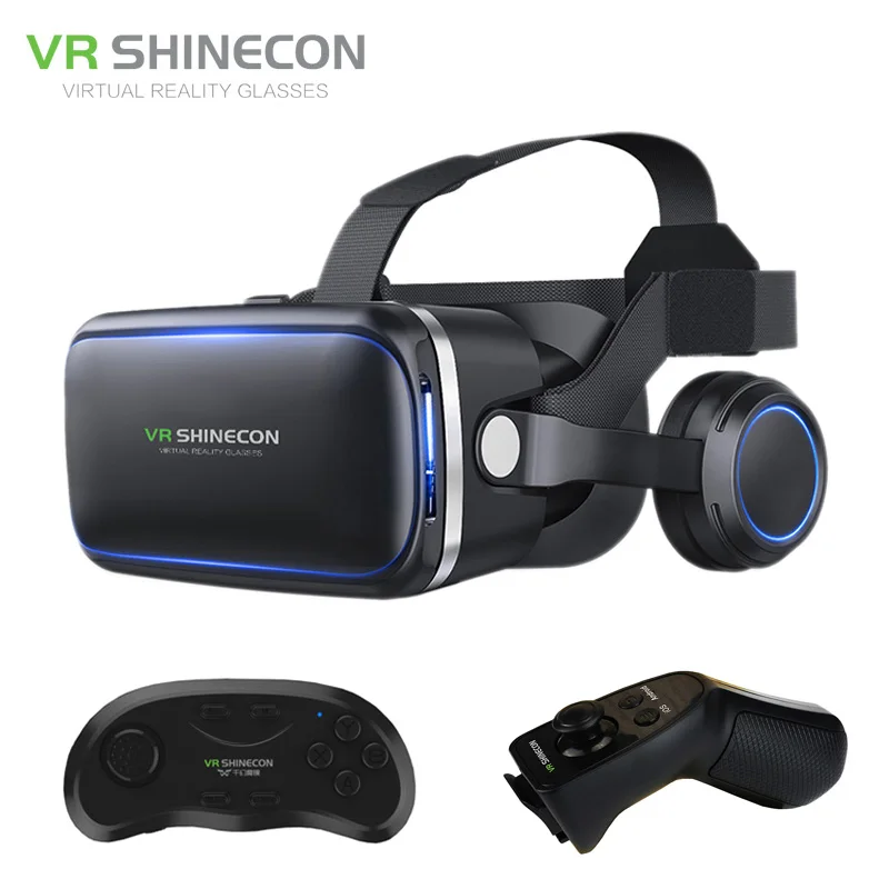 3D очки виртуальной реальности Shinecon VR 6 0 G04E Google Cardboard гарнитура с захватывающим