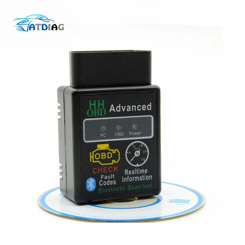 Диагностический сканер HH OBD OBD2 ELM327 Bluetooth OBDII автомобильный диагностический CAN BUS