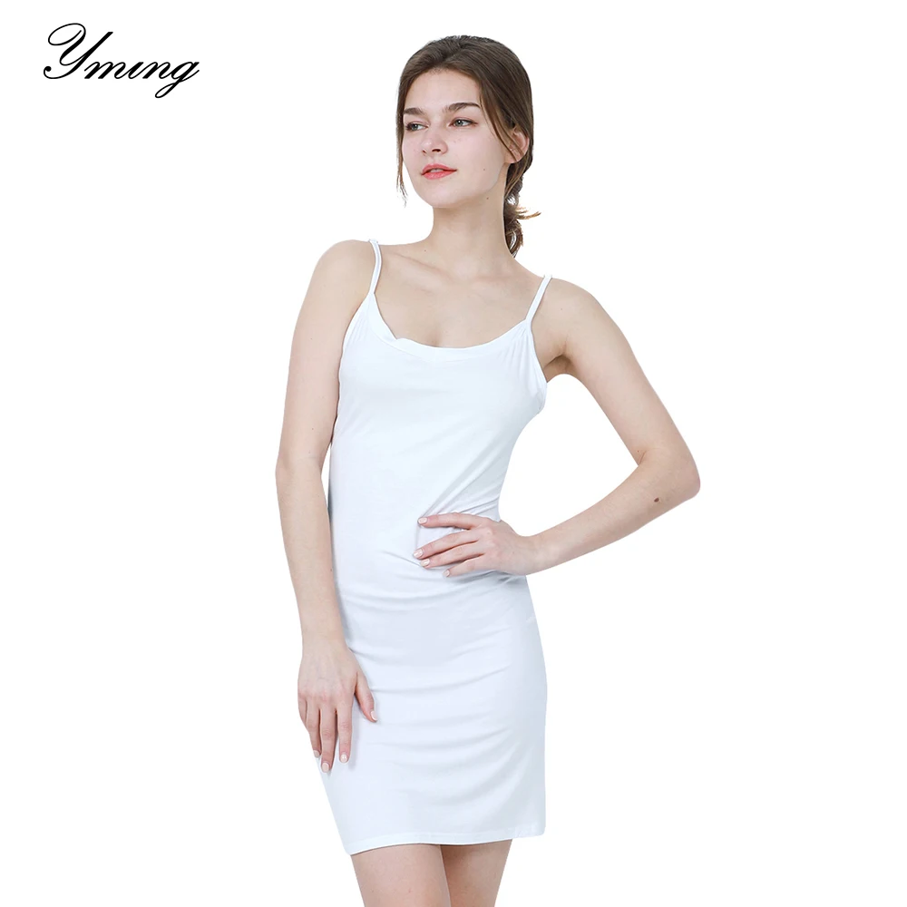 Фото YMING Летнее белое женское платье с открытой спиной повседневные платья