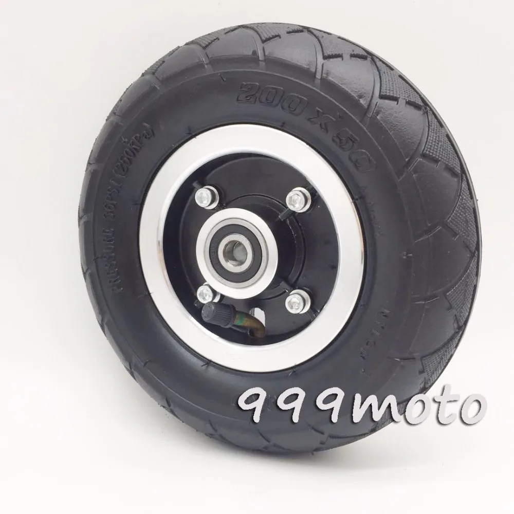 

Шина для электрического скутера со ступицей колеса 8 дюймов, скутер 200x50, Накачка шин для электромобиля, пневматическая шина из алюминиевого ...
