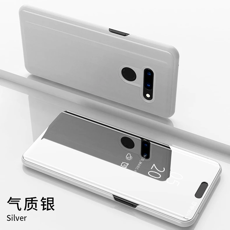 Чехол G8 для LG V30 Plus, откидной роскошный зеркальный чехол для смартфона, чехол для LG V40 ThinQ, изготовлен из высококачественного поликарбоната+ чехол из искусственной кожи