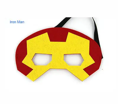 Маска супергероев маскарадный костюм Супермена Бэтмена Человека паука Халка