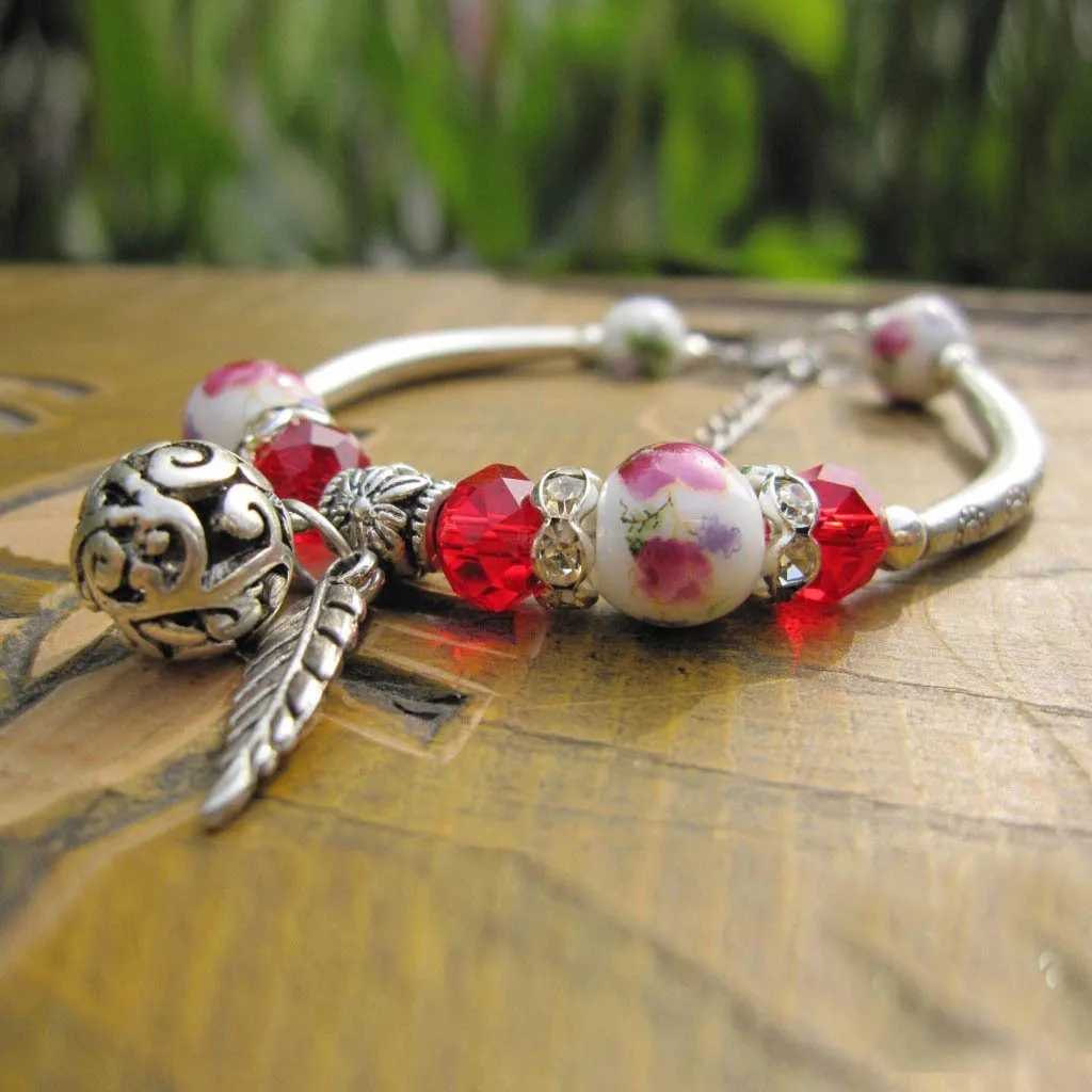 SA SILVERAGE Bracelet Hand Personality Handmade Jewelry National Style Star Ball Men's Gift | Украшения и аксессуары