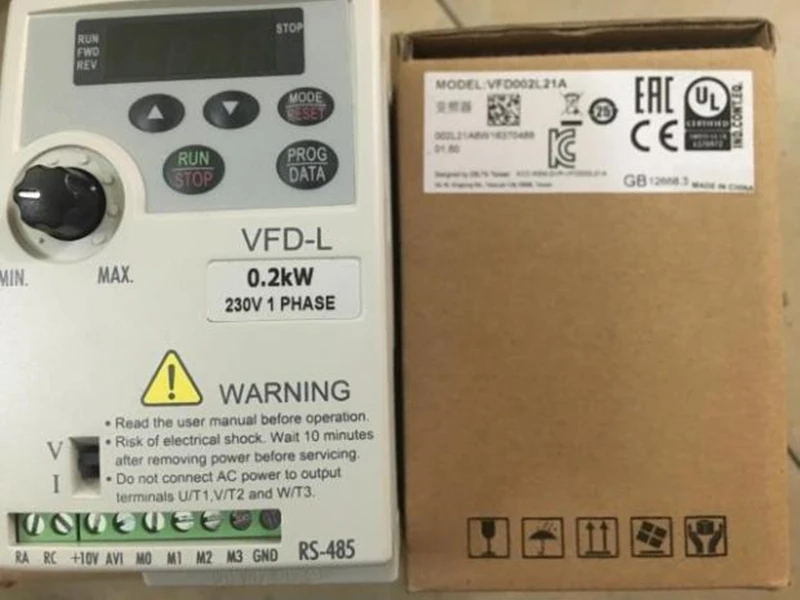 VFD002L21A Φ VFD инвертор преобразователь частоты 200 Вт 0.25HP 1 фаза 230 В 400 Гц|motor coupler|inverter