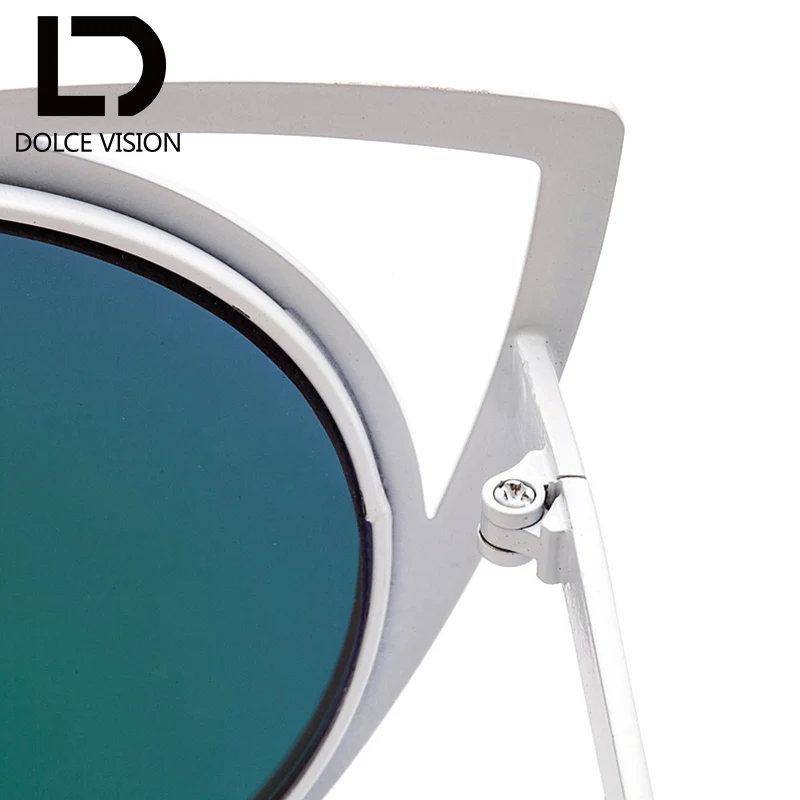 Женские солнцезащитные очки в винтажном стиле с кошачьим глазом роскошные