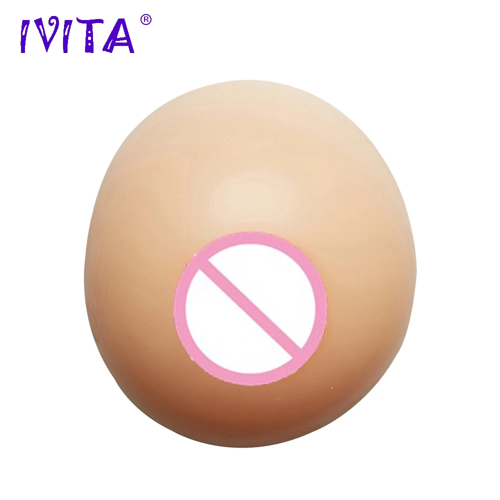 IVITA 1200 г реалистичные силиконовые формы груди поддельные усилители Трансвестит
