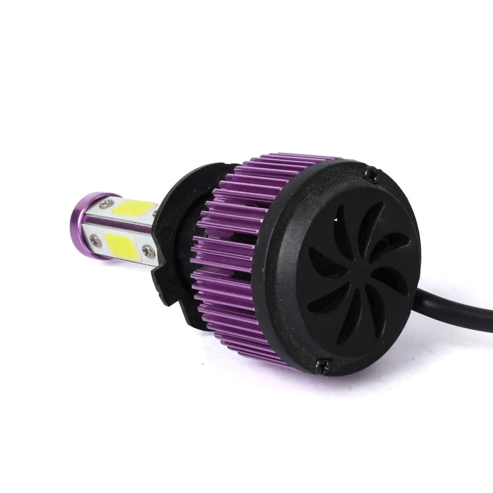Автомобильные фары H7 2 шт. X6 DC 12 V-24 V 200W светодиодный фары 6000K 20000LM холодный белый высокий низкий пучок 4 стороны COB чипы челнока 19J5