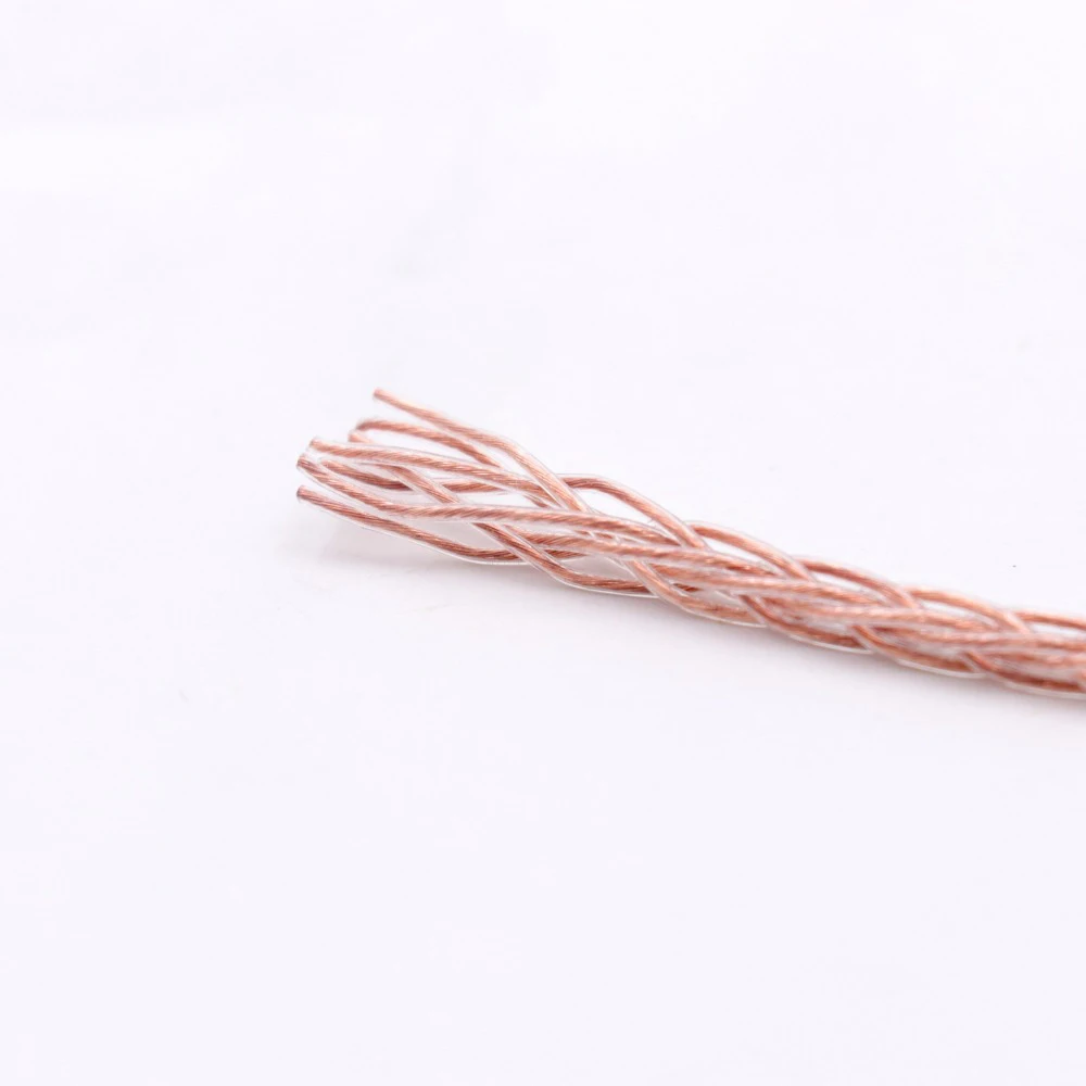 Оплетка PTFE OCC медный провод для наушников HIFI Аудио гарнитура сцены DIY обновленный