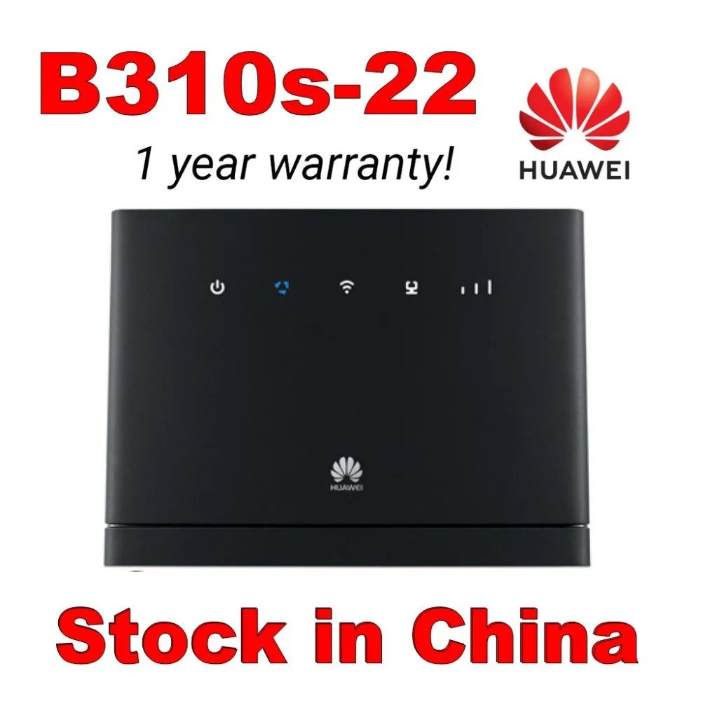 

Разблокированный роутер HUAWEI B310 B310s-22 LTE CPE 3G 4G WiFi модем маршрутизатор 112 Мбит/с беспроводной шлюз с антенной