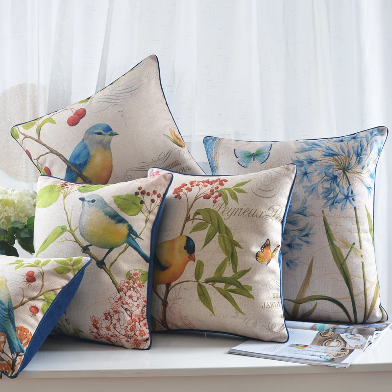 Чехол в американском сельском стиле для дома декоративные геометрические цветы