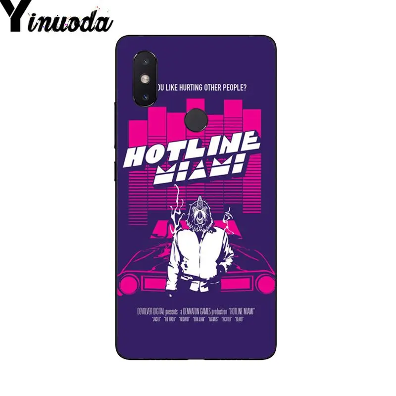 Телефонный чехол Yinuoda Hotline Miami 2 с неверным номером на Steam Owl для Xiaomi Mi 6 Mix2 Mix2S Note3 8 8SE