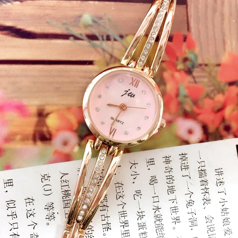 Новые детские милые модные темпераментные высококачественные часы с розовым