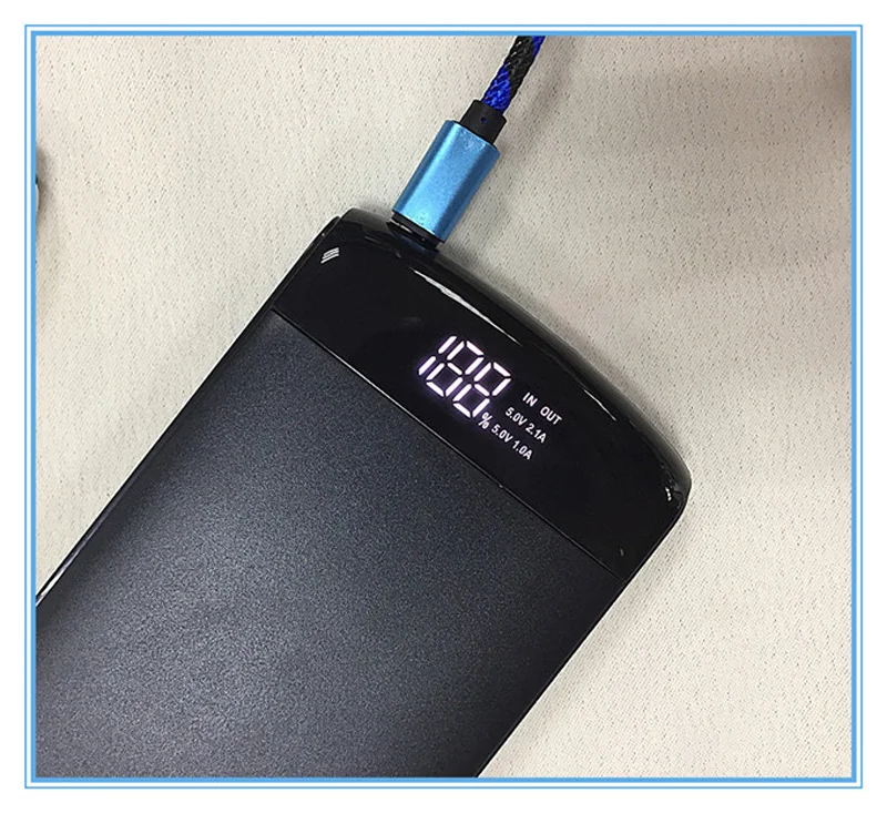 Внешний аккумулятор 30000 мАч для Xiaomi Redmi power Bank портативное зарядное устройство 18650 повербанк для iPhone 7 6 Plus 5 4 телефона