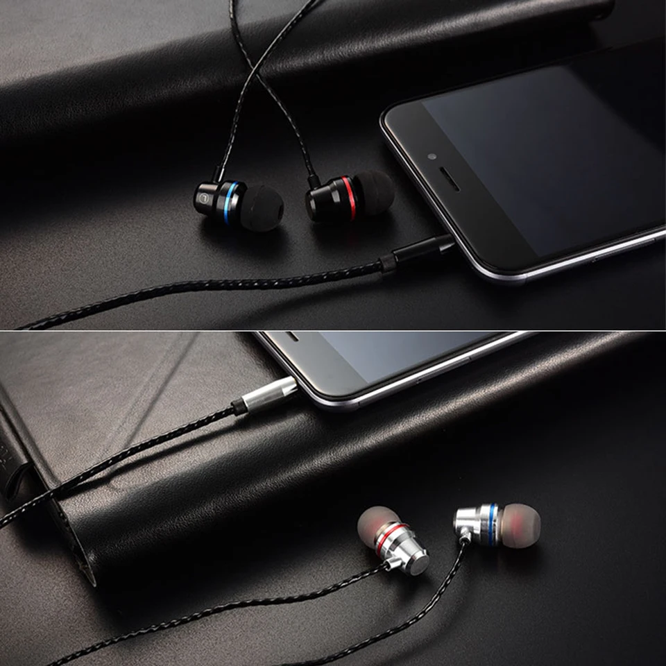 

Earphones 3.5mm Jack Headset For Phone With Mic Handsfree Sport Earbuds In Ear Headset For Meizu Xiaomi Sony Gaming Headset