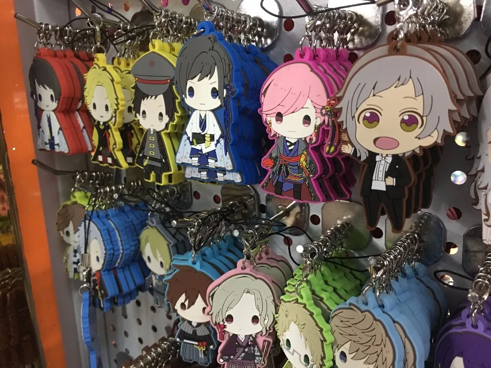 Fate stay night/Touhou project/KUROKO NO BASK оригинальные японские аниме фигурки резиновые подвески для мобильного телефона/брелок/ремешок