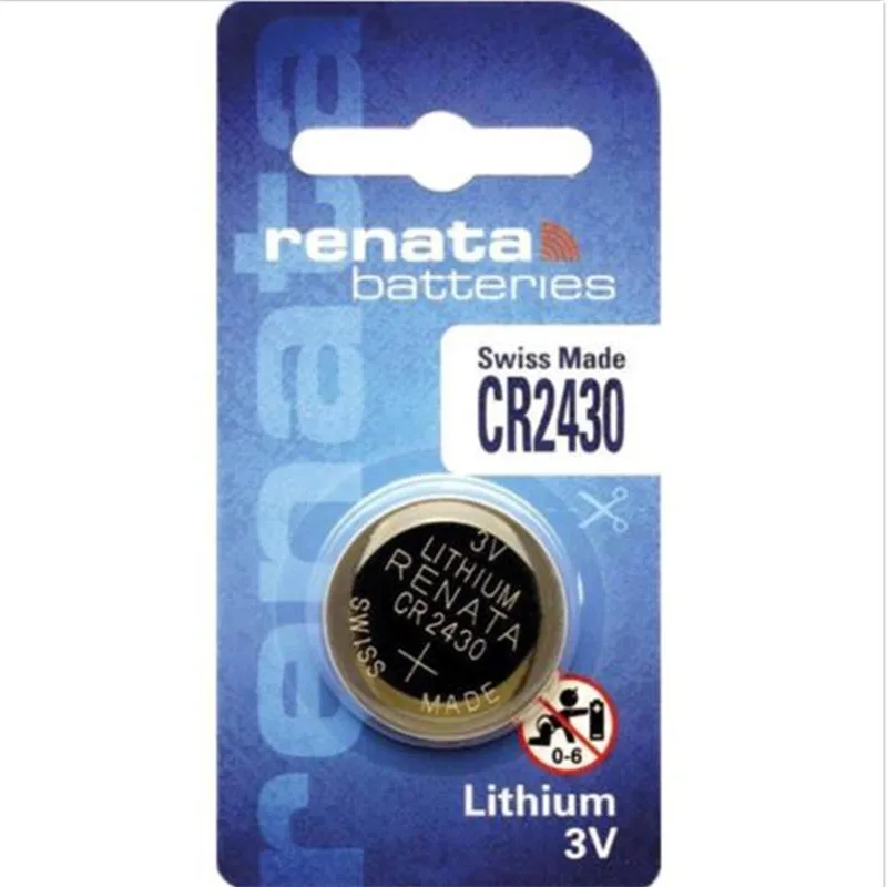 Рената литий Батарея CR2430 3V% 100 бренд renata 2430 Батарея