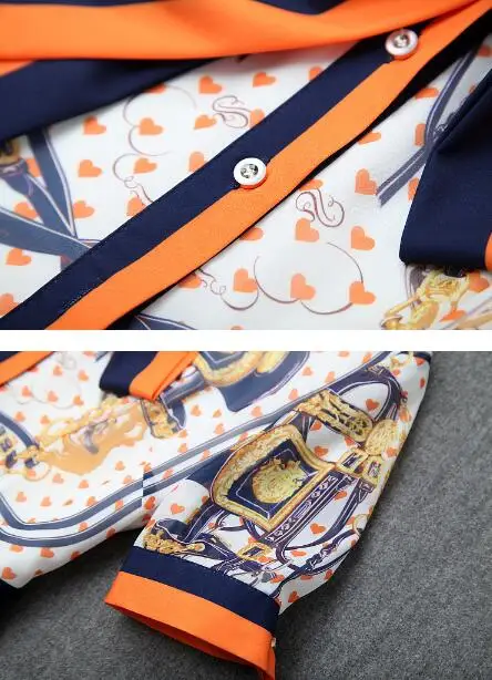 Женское платье с коротким рукавом и бантом длинное в стиле ретро принтом Одежда