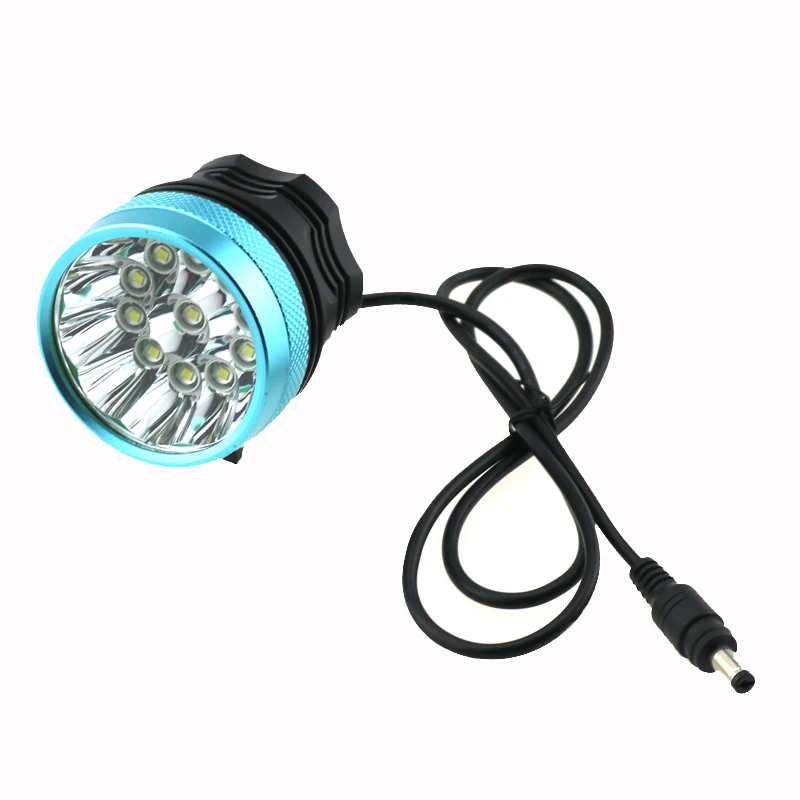 Blue Водонепроницаемый 22000 люмен 11T6 велосипедный фонарь 11 xCree XM-L T6 светодиодный фонарь для велосипеда горный велосипедный шлем спереди свет - Цвет: Blue