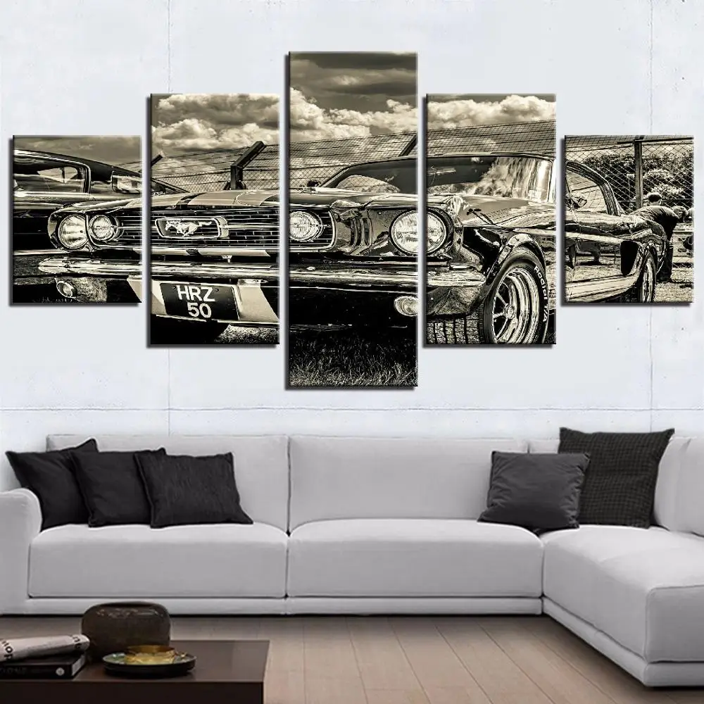 Модульная HD печать художественных работ современный спортивный автомобиль