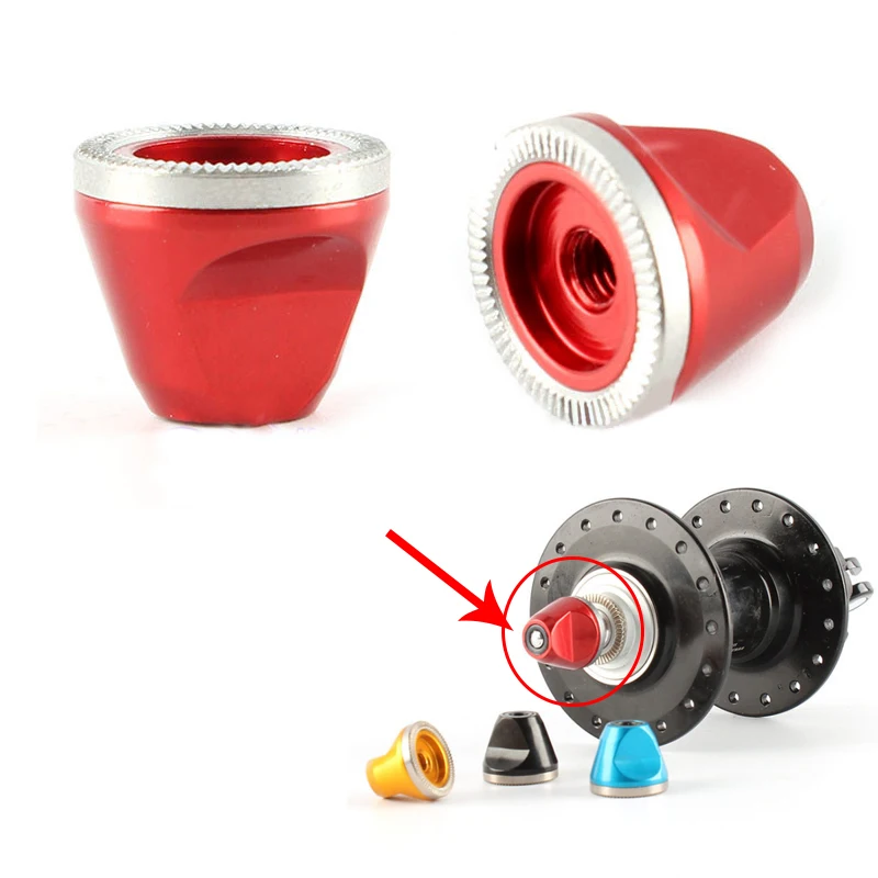 

MUQZI Bike Hub Quick-release Lever Nuts Cap Cycling Quick Dismounting Shaft Screw Cap Aluminum alloy Mountain Bike Accessories