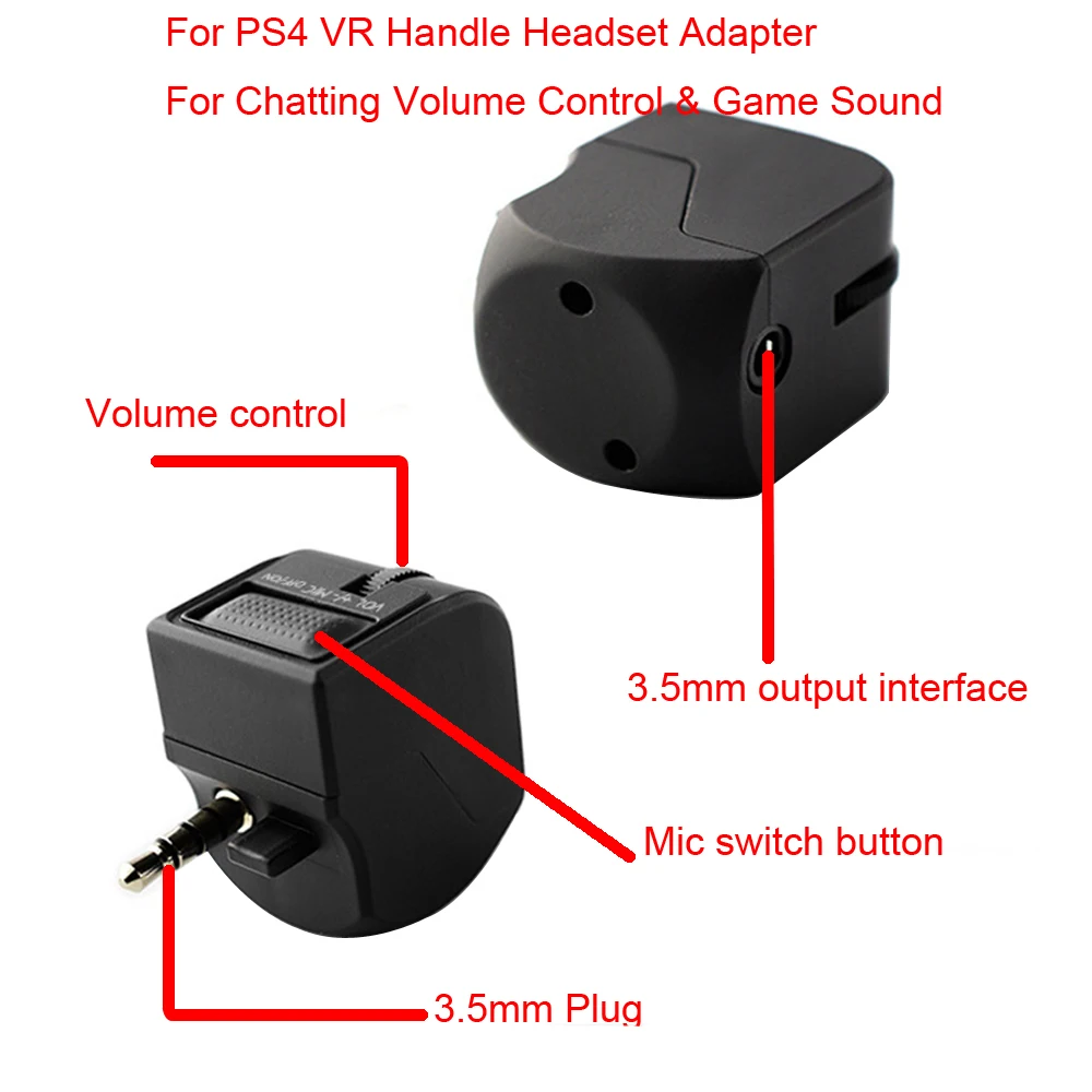 Адаптер для наушников PS4 VR с диагональю 3 5 мм|Запасные части| |