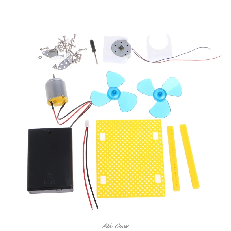 

Electric Generator Motor Energy Wind Turbine Power Mini Kids LED Education DC AC