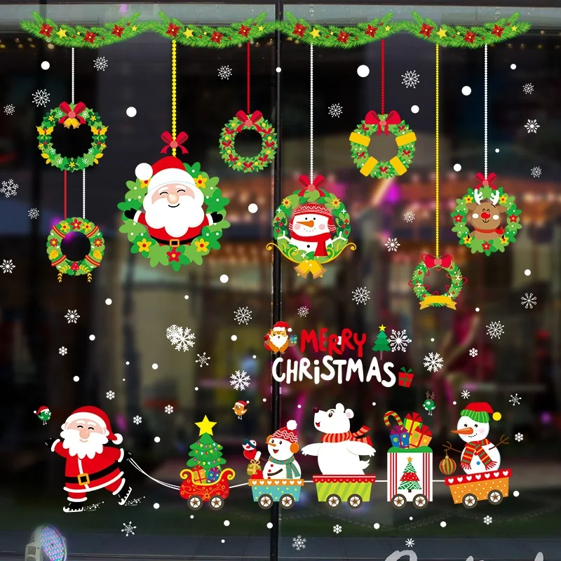 

Наклейки на стену «сделай сам» с надписью «Merry Christmas»