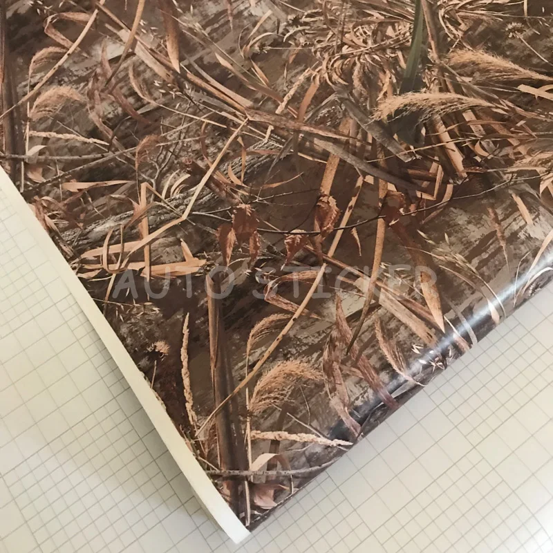 Виниловая автомобильная пленка с камуфляжным рисунком дерева ПВХ клейкая