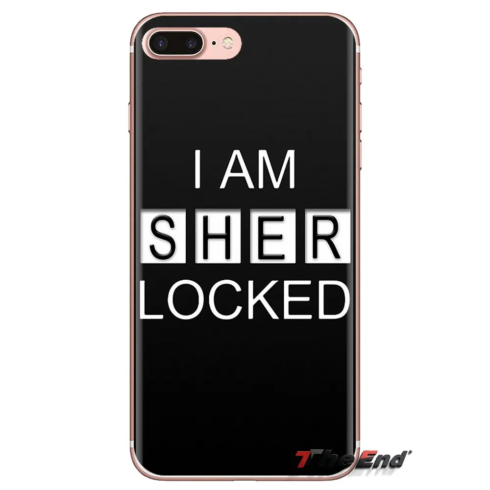 Для huawei G7 G8 P7 P8 P9 P10 P20 P30 Lite Mini Pro P Smart Plus 2017 2018 2019 I am Sherlocked Holmes Art Print кожаный чехол для