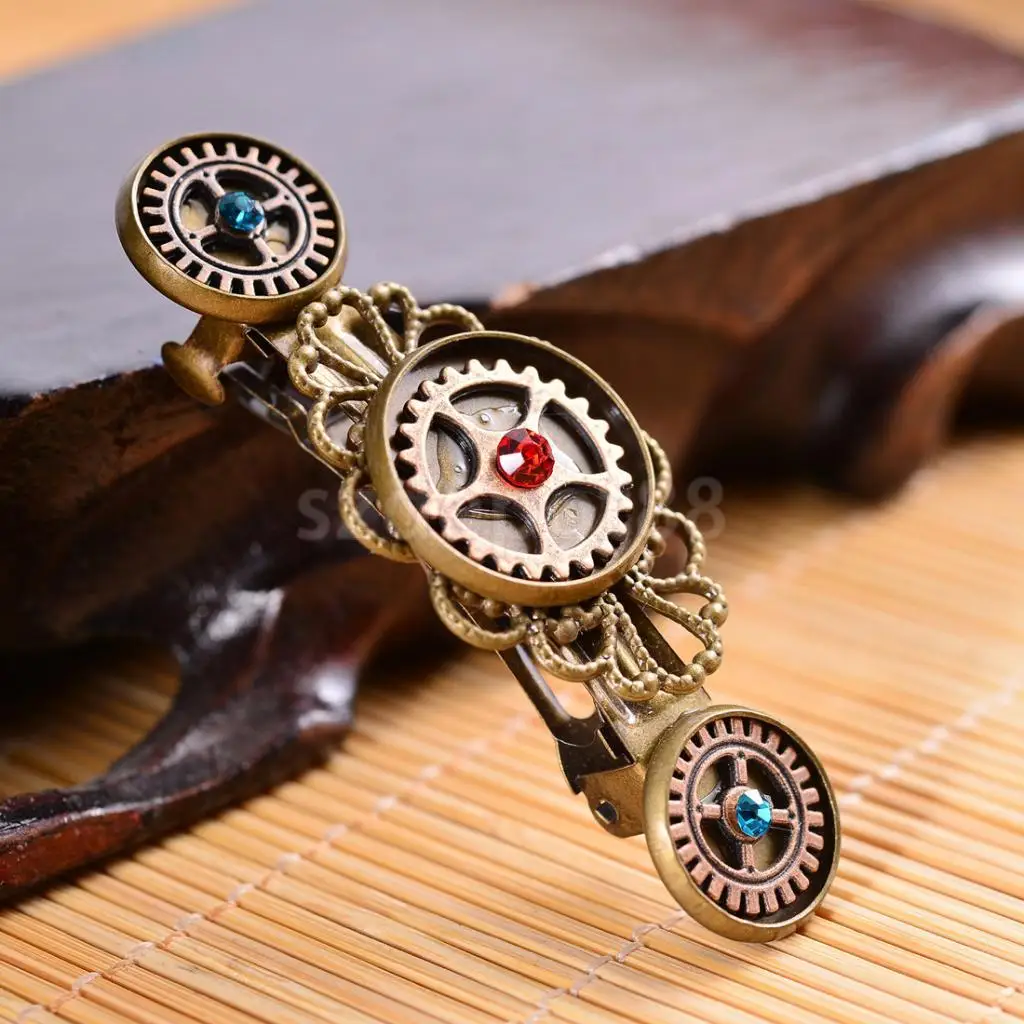Аксессуары для волос в стиле стимпанк|hair accessories|hair clip barrettehair |