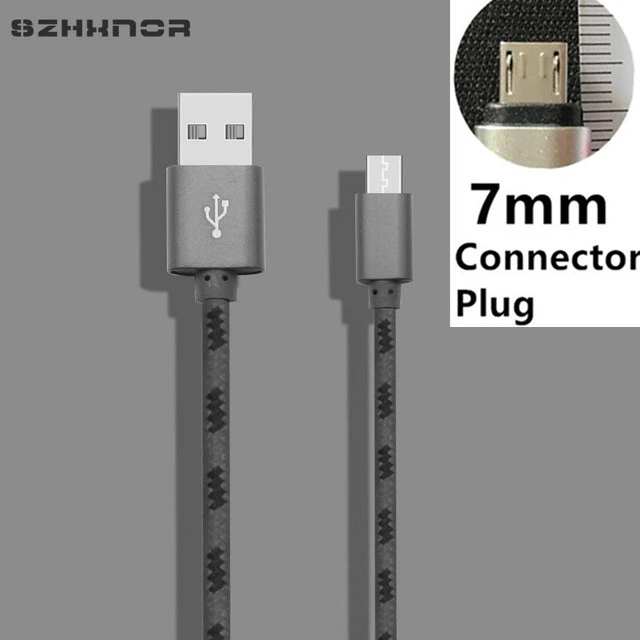 Провод для быстрой зарядки 7 мм с Micro USB Android зарядное устройство Samsung Xiaomi Redmi 5 Plus/Note