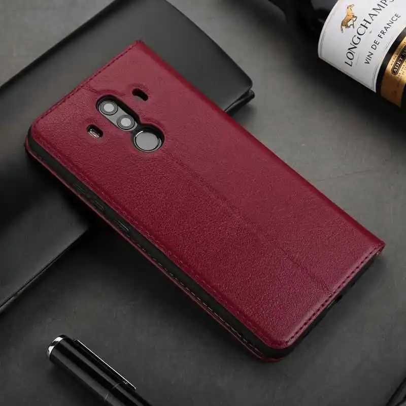 Чехол MAKEULIKE из натуральной кожи для huawei mate 10/mate 10 Pro, чехол с окошком и магнитной застежкой для huawei mate 10, флип-чехол
