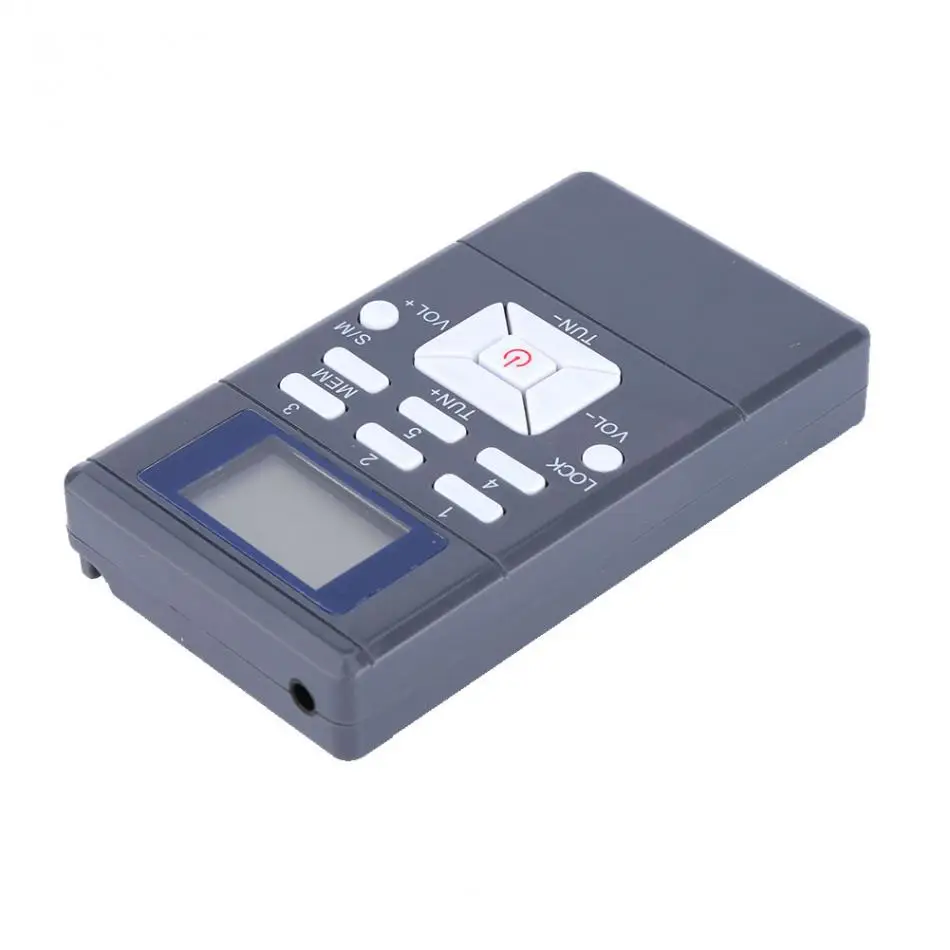 Мини радиочастотная модуляция ЖК FM радио цифровая обработка сигнала Портативный