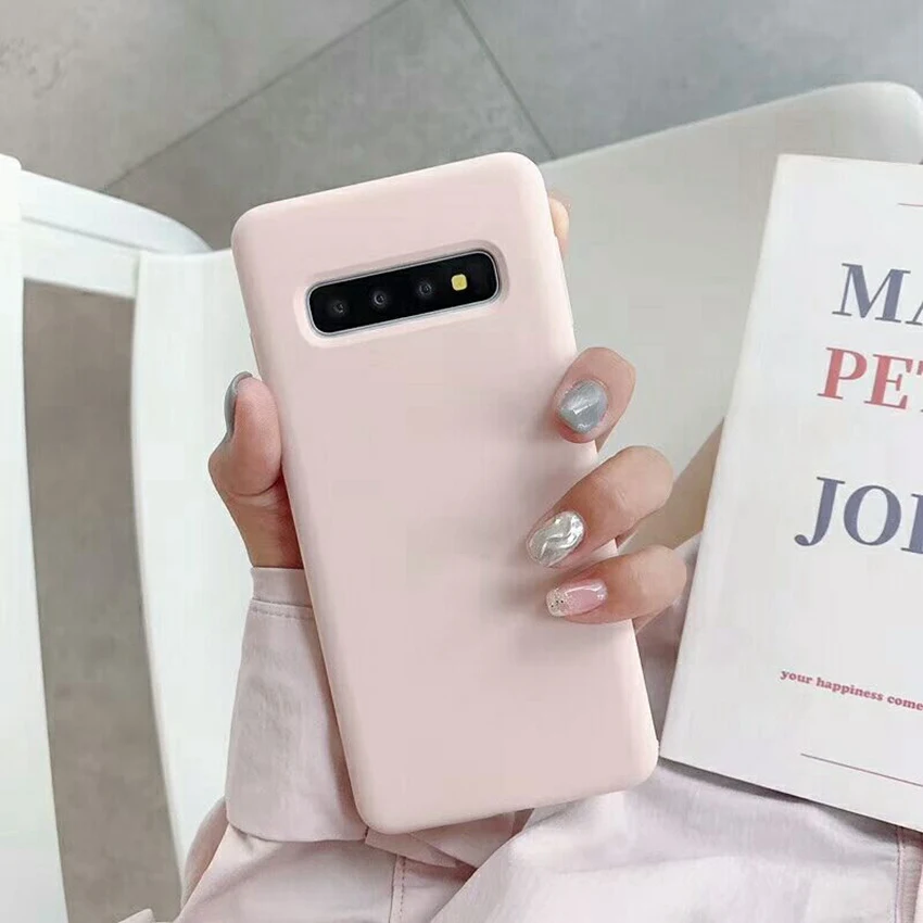 S10 оригинальный высококачественный силиконовый защитный чехол для Samsung Galaxy Plus