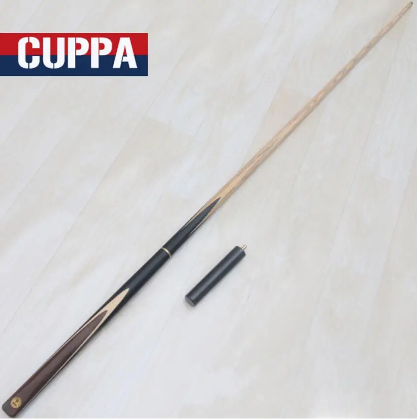 Cuppa 3/4 чехол для снукера 9,8 мм/11,5 мм наконечники черный коричневый ручка профессиональный ручной работы прочный бильярдный набор палка Китай